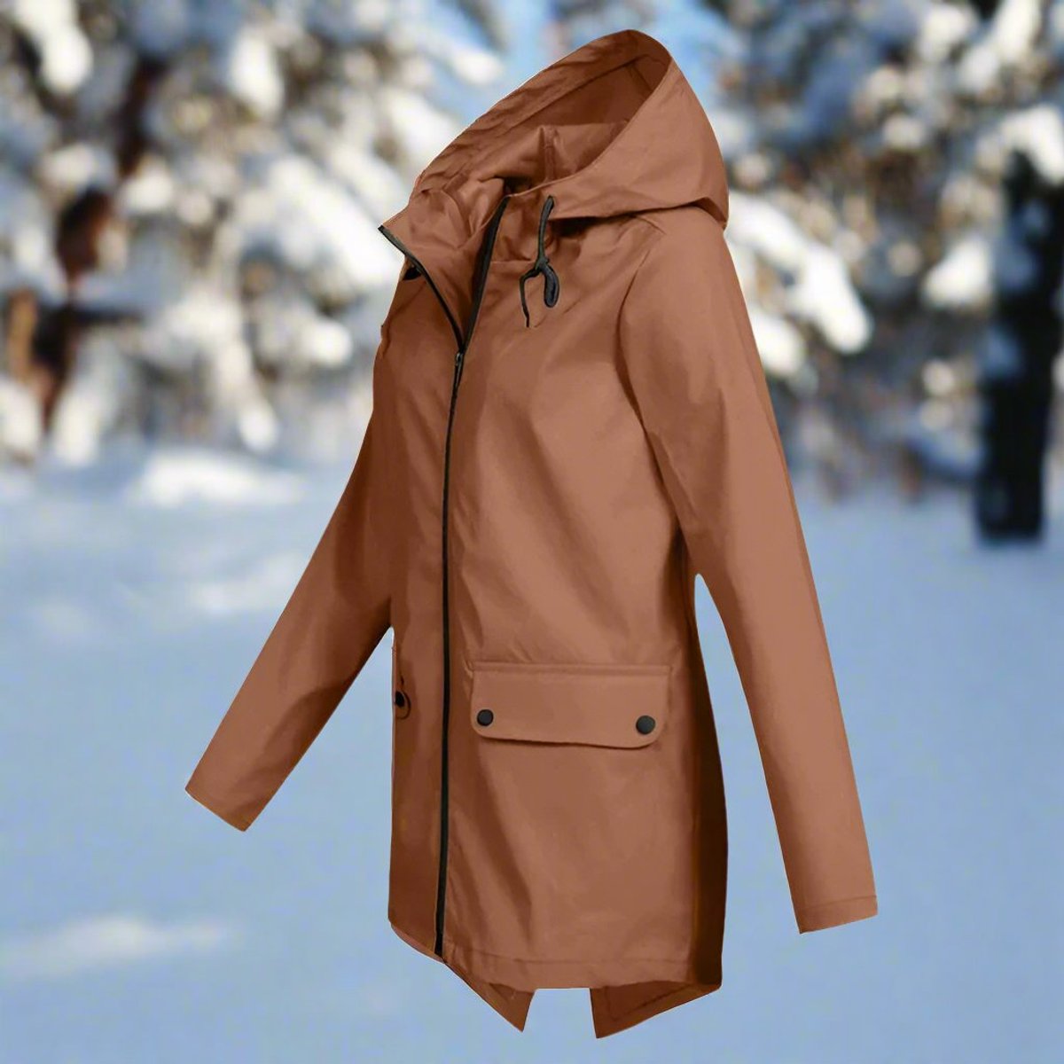 Women's Hooded Waterproof Rain Jacket