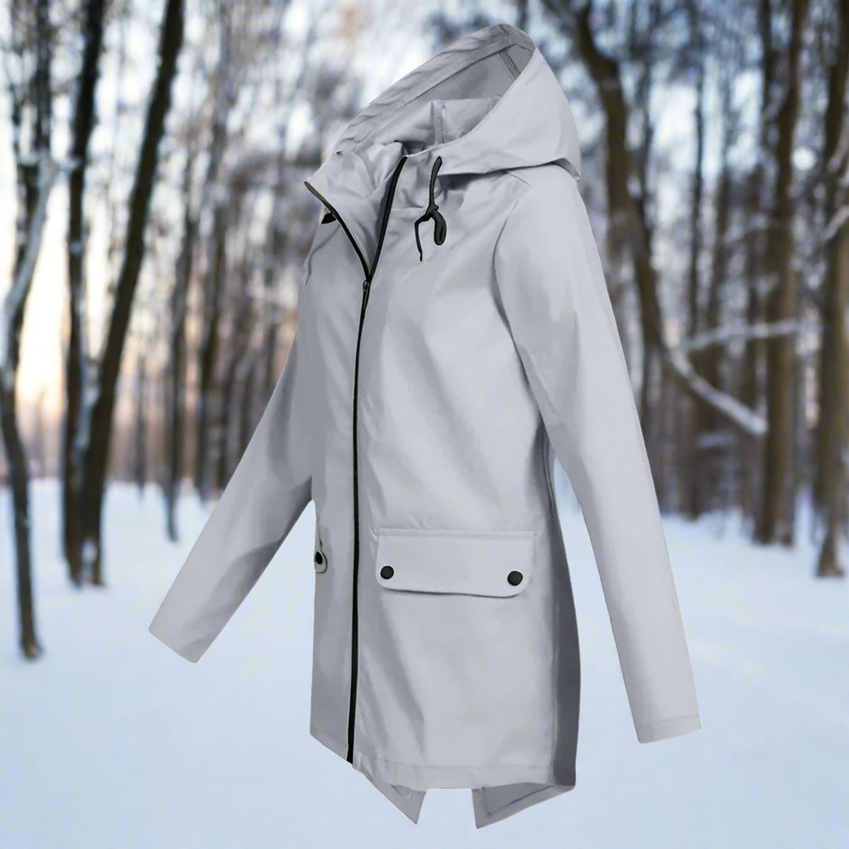 Women's Hooded Waterproof Rain Jacket