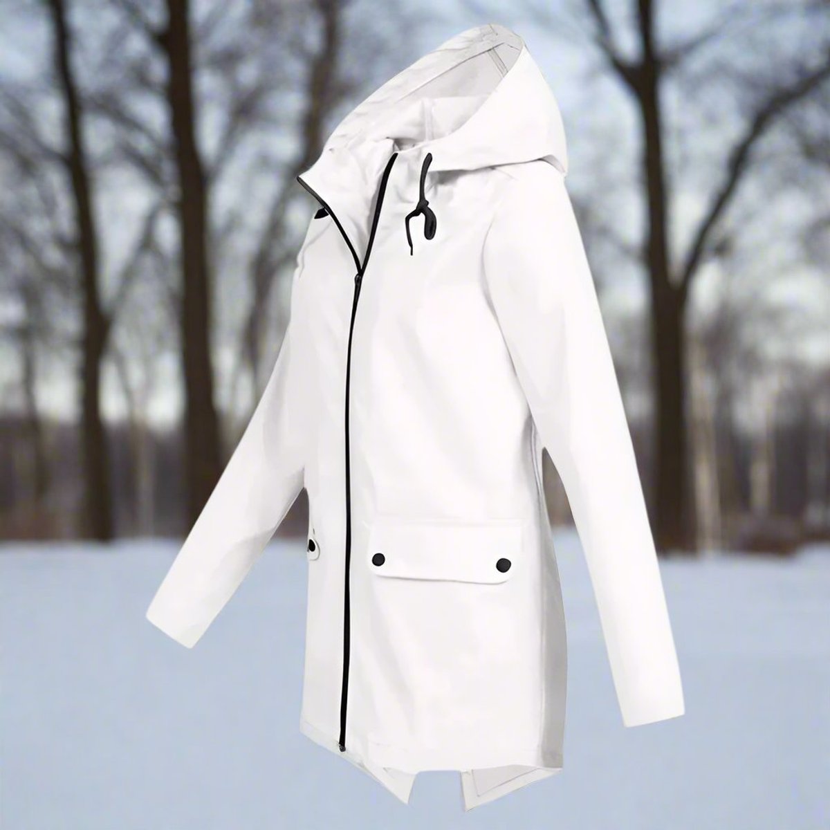Women's Hooded Waterproof Rain Jacket