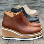 Women's Slip-On Wedge Chelsea Boots