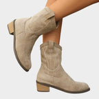 Women's Western Suede Ankle Boots