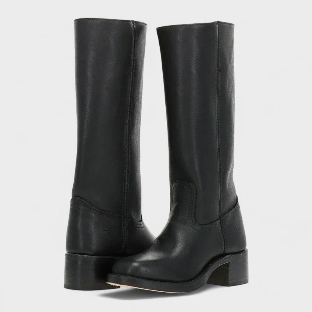 Women's Leather Western Knee Boots