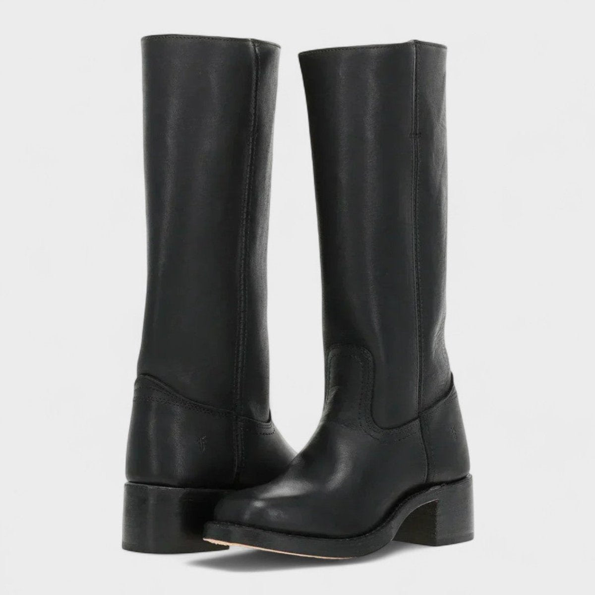 Women's Leather Western Knee Boots