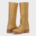 Women's Leather Western Knee Boots