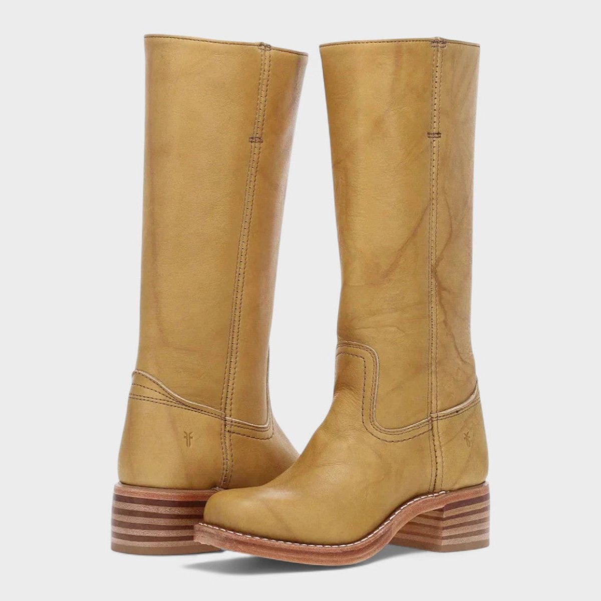Women's Leather Western Knee Boots