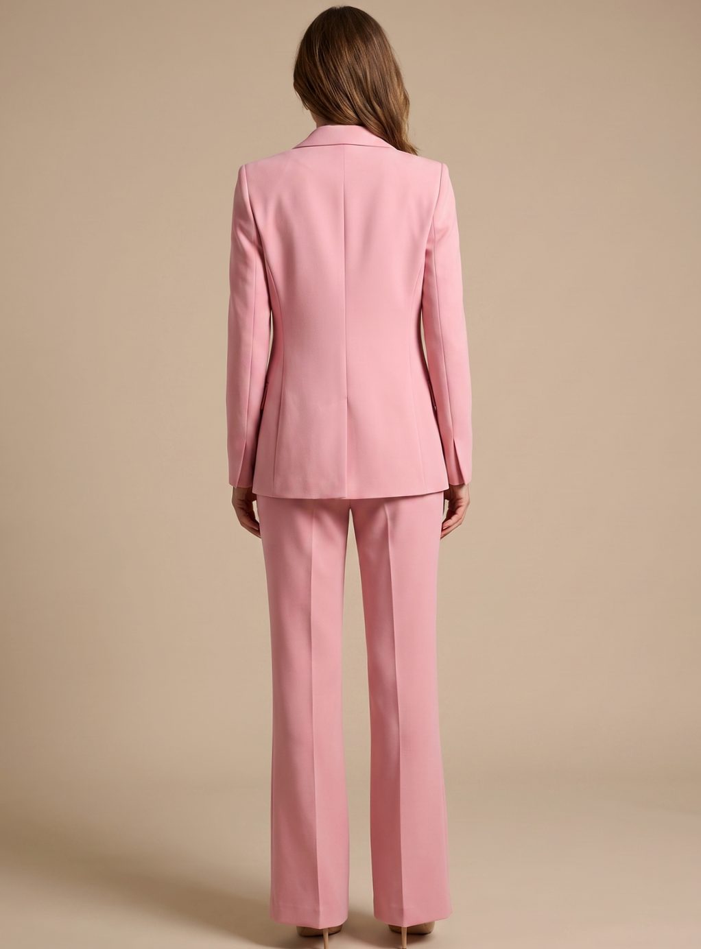 Women's Wide Leg Blazer Suit Set