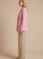 Women's Wide Leg Blazer Suit Set