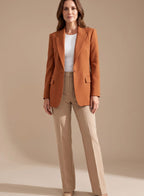 Women's Wide Leg Blazer Suit Set