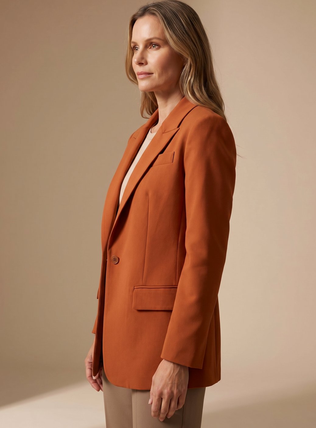 Women's Wide Leg Blazer Suit Set
