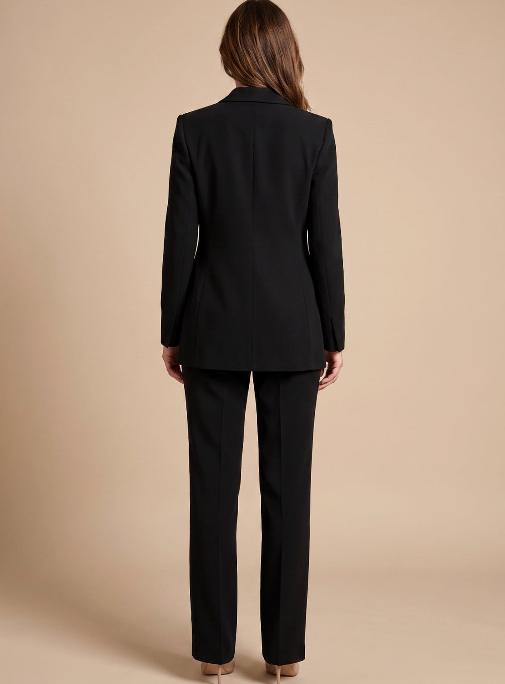Women's Wide Leg Blazer Suit Set